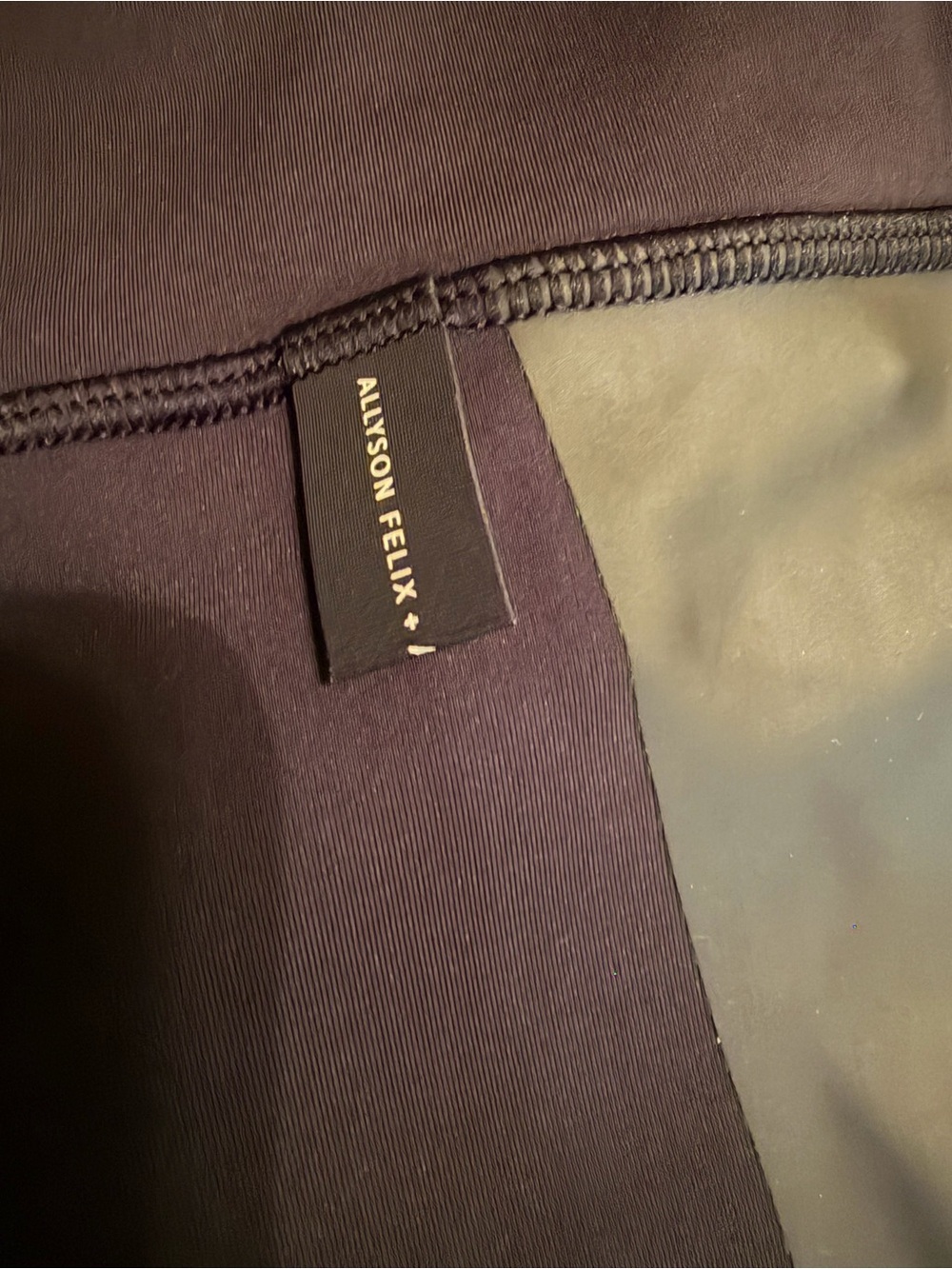 Allyson Felix Athleta Black Performance Leggings 0105 - Picture 5 of 15